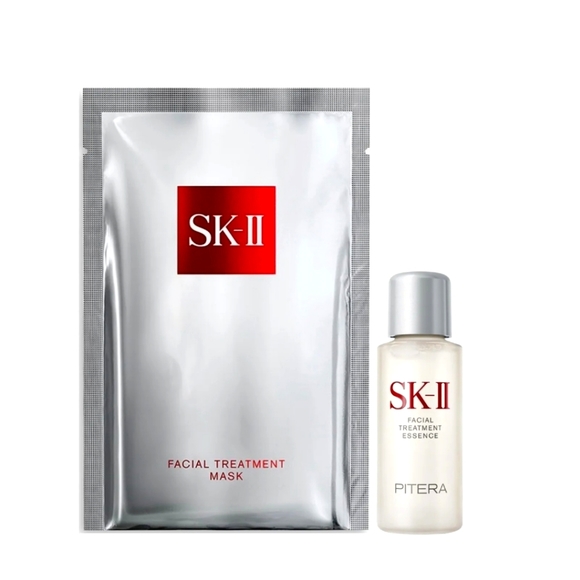 SK-II Treatment Mask + Treatment Essence 0.3oz/10ml Set - Picture 2 of 3